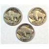 Image 2 : 1918-S VG, 1919-S FINE, & 1927-S VF BUFFALO NICKELS