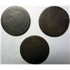 Image 1 : 3 half pennys 2  Draped Bust one Classic Head very weak dates