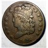 Image 1 : 1826 half cent Fine couple marks obverse