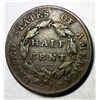 Image 2 : 1826 half cent Fine couple marks obverse