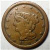 Image 1 : 1850 half cent Fine couple marks obv/rev but nice color
