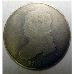 1825 Bust quarter  AG/G close date