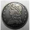Image 1 : 1834 Bust quarter  F/VF mark over 8 in date