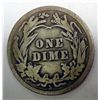 Image 2 : 1913S Barber dime  solid rim VG