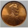 Image 2 : 1995 Dbl die obv Lincoln penny  ANACS66 RED