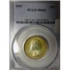 Image 1 : 1947 Washington quarter  PCGS66