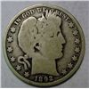 Image 1 : 1892O Barber half $  Good