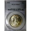 Image 1 : 1943  Walker half $ PCGS64