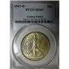 Image 1 : 1947D  Walker half $ PCGS65