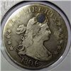 Image 1 : 1806 Bust quarter VG detail