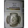 Image 1 : 1880S Morgan $  NGC63