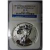 Image 1 : 2011P rev proof  silver Eagle  NGCPF70