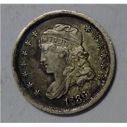 1836 Bust half dime  VF25