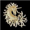 Image 2 : Lovely Swarovski Crystal Unicorn Brooch