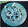 Image 1 : Handcarved Natural Green Jade pendant