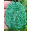 Image 1 : Handcarved Green Jade pendant