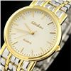 Image 2 : Unisex Silver and Gold Tone Ultrathin Wrist Watch