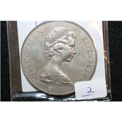 1978 Isle of Man Elizabeth II, 1 Crown, 25th Anniversary of Coronation Coin