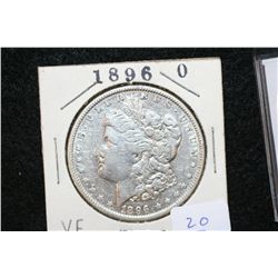 1896-O Silver Morgan $1, VF