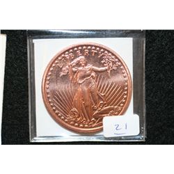 2011 Liberty Copper Round, .999 fine 1 oz.