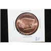 Image 1 : 2011 Buffalo Copper Round, .999 fine 1/4 oz.