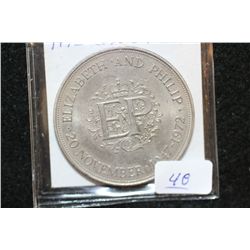 1972 Elizabeth & Phillip Elizabeth II Coin