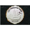 Image 1 : Twin Towers Let Freedom Ring, Spirit of 9/11 "Let's Roll" Enameled Medallion