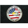 Image 2 : Twin Towers Let Freedom Ring, Spirit of 9/11 "Let's Roll" Enameled Medallion
