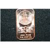 Image 1 : 2012 Copper Ingot, .999 fine 1 oz.