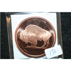 2011 Buffalo Copper Round, .999 fine 1 oz.