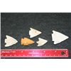 Image 2 : Vintage Indian Arrowhead, lot of 5