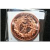 Image 2 : Frosty Copper Round, .999 Fine 1 Oz.