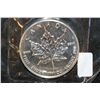 Image 2 : 1989 Canada $5 Foreign Coin w/Mapleleaf, 9999 Fine Silver 1 Oz.