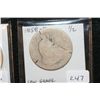 Image 1 : 1858-O Seated Liberty half dollar, low grade