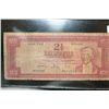 Image 1 : 1930 Turkish 2 1/2 Turk Liras Foreign Bank Note