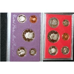 1980-S & 1990-S US Mint Proof Set, lot of 2