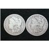 Image 1 : 1882-O & 1887-O Silver Morgan $1, lot of 2