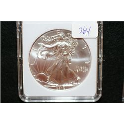 2012 Silver Eagle $1, MCPCG Graded MS70