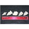 Image 1 : Vintage Indian Arrowhead, lot of 5