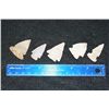 Image 2 : Vintage Indian Arrowhead, lot of 5