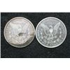 Image 2 : 1885 & 1885-O Silver Morgan $1, lot of 2