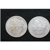 Image 1 : 1881-S & 1885 Silver Morgan $1, lot of 2