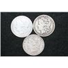 Image 1 : 1880, 1884 & 1897-O Silver Morgan $1, lot of 3