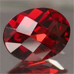 .5ct Blazingly Gorgeous Red Oval Garnet Gem 6x4mm (GMR-0162)