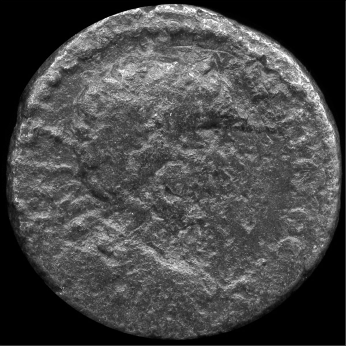 300AD Roman Bronze Coin Higher Grade (COI9234)