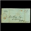 Image 1 : 1845 Auburn NY Stampless Cover SCARCE (STM-2053)