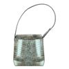 Image 2 : Ladies Blue Gray Crocodile Handbag (ACT-344)