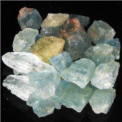 25ct Rough Blue Green Aquamarine (GMR-1101)