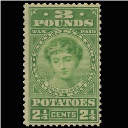 1935 US 2.55c Potato Tax Revenue Stamp NICE (STM-0550)