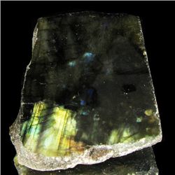 197.95ct Flashy Peacock Color Labradorite Slab (GEM-33638)